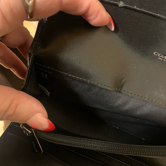 Coach Python Print wallet flap snap closure - Picture 10 of 10